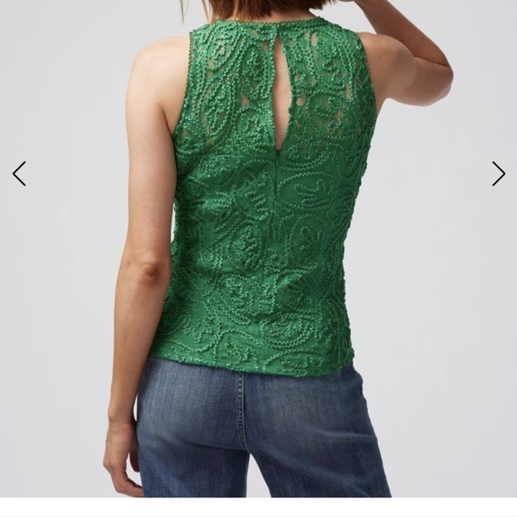 WHBM Lace Shell - Picture 3 of 10